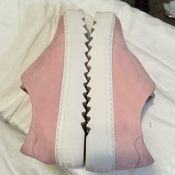 Like new J Slides NYC leather slip on platform sneaker shoes 6.5 pink white NWT - Picture 10 of 16